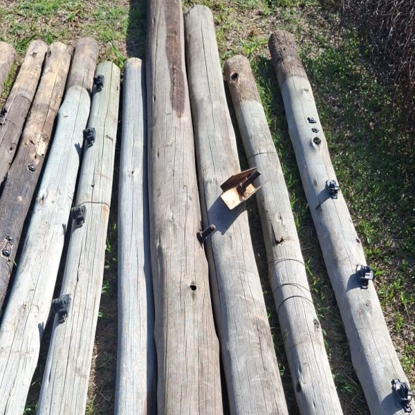 Gumpoles With Bobbins For Electric Fence X20 Gumpoles